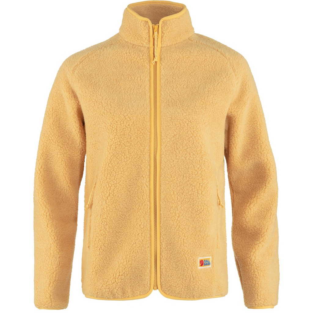 Fjallraven 瑞典北極狐 Vardag Pile Fleece 女款 刷毛保暖外套 F84789-133 玉米黃