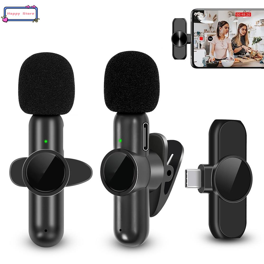 New Wireless Lavalier Microphone Portable Audio Video Record