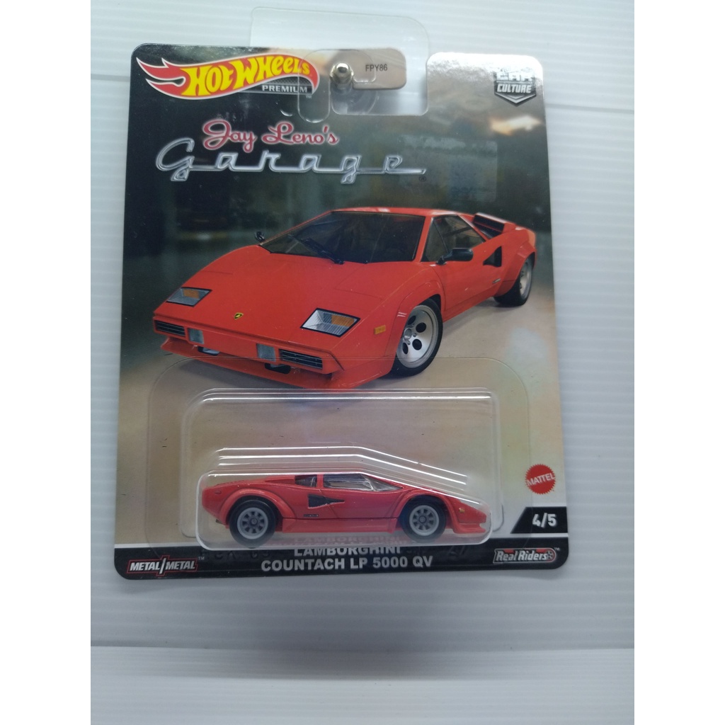 風火輪 Hot Wheels  藍寶堅尼 Lamborghini Countach LP 5000 QV 精裝 膠胎