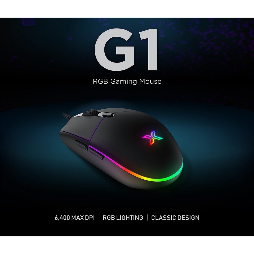 ⚔侯爵科技⚔  XIGMATEK G1 RGB USB有線電競滑鼠 六段靈敏度800-6400DPI