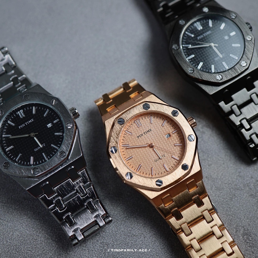 𝐓𝐈𝐍𝐆 𝐅𝐀𝐌𝐈𝐋𝐘 • Pintime 法國品牌 石英機芯 手錶 男手錶 防水手錶 AP錶