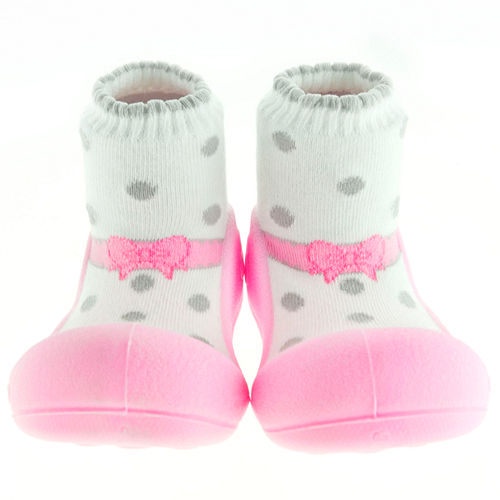 韓國Attipas快樂腳-幼兒襪型學步鞋 芭蕾粉紅XL 韓國製造✣全新商品✣衝評價 隨意賣✣