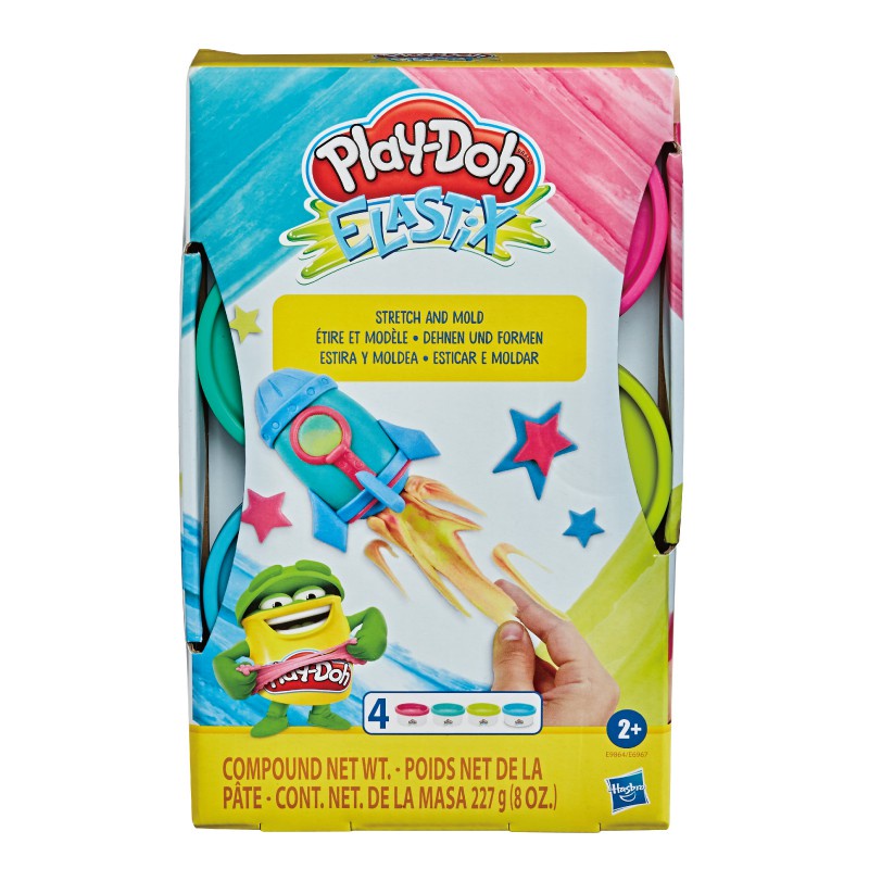 Hasbro Play-Doh 培樂多 - 拉長黏土 4罐入隨機發貨 E6967KD00
