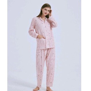 🌷蕾妮塔塔 /新上市🌷 全系列精品專賣/ ( 女-17210/男-18210 ) 彩虹橋長袖成套睡衣