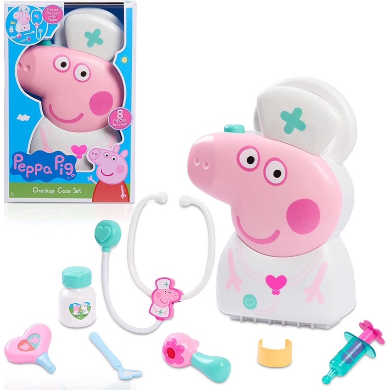 🆘現貨‼️正版 Peppa Pig粉紅豬小妹 佩佩豬 手提醫護組 醫生玩具