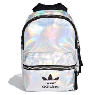 【AYW】ADIDAS ORIGINALS MINI LOGO BACKPACK 銀色 雷射反光 後背包 肩背包 外出包