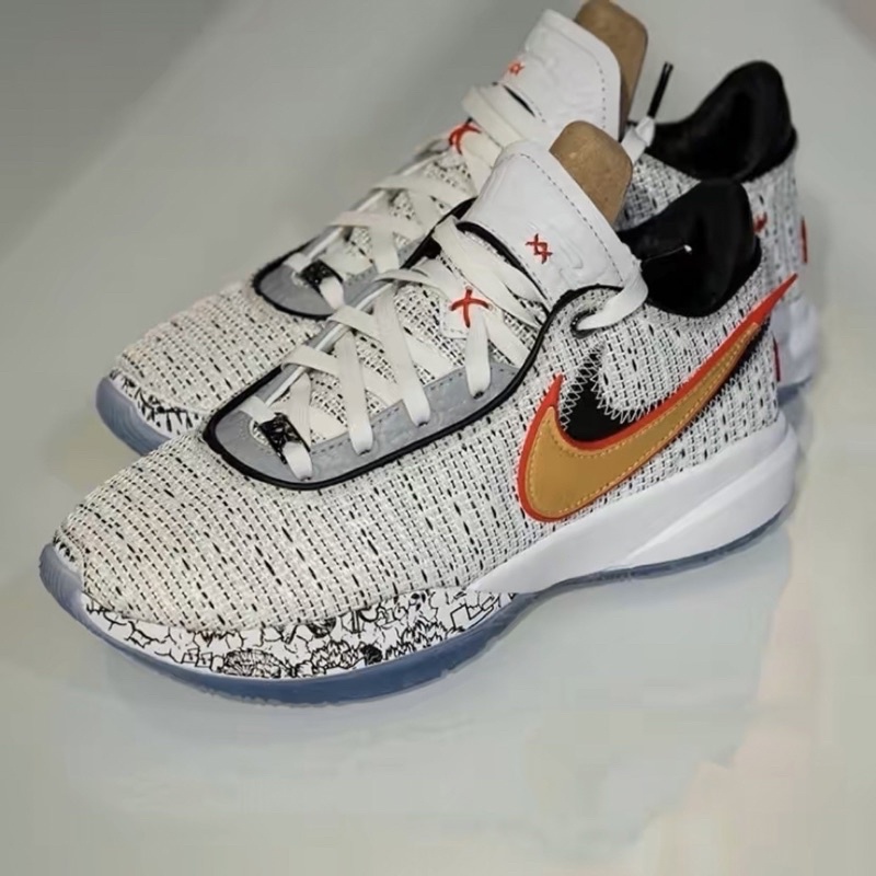 【Leein】Nike LeBron 20 XX EP 白灰紅 編織 白金LBJ 實戰籃球鞋 DJ5422-100
