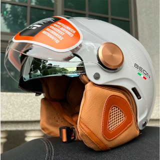 《實拍照》BEON/荷蘭,摩托車/電動機車/自行車,安全帽/頭盔,全罩/半罩/,1/2罩,3/4罩,雙鏡片,兒童/小孩