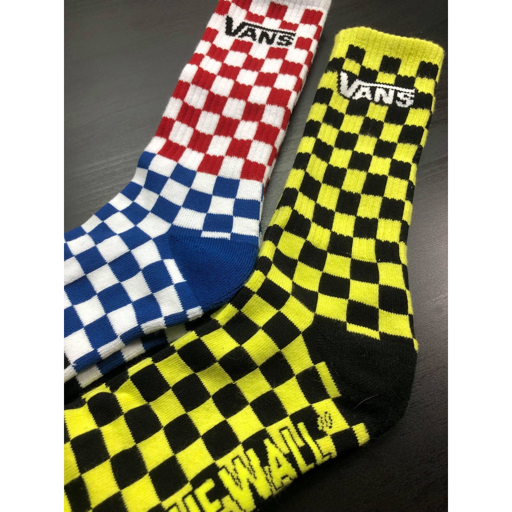 現貨 男款 VANS 經典棋盤格毛巾襪 市面少見 滑板襪 籃球襪 襪子 潮襪 復古襪