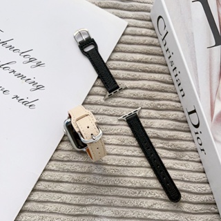 新品S8 女款 顯瘦小蠻腰真皮錶帶 適用於 Apple watch 9 8 7 6 錶帶 41mm 45mm 49mm