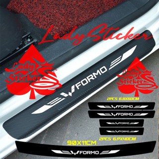 門檻板 3D 碳纖維 WULING FORMO 汽車 3D 碳貼紙 WULING FORMO5PCS 包裝