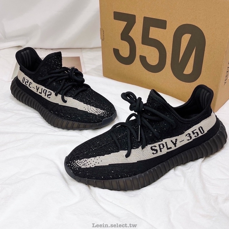 【Leein】Adidas YEEZY Boost 350 V2 Core Black White 黑白 BY1604