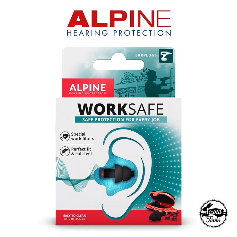 Alpine 工作用 抗噪 耳塞 WorkSafe 【桑兔】