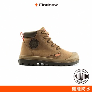 palladium pampa hi cuff wp oz 拉鍊防水靴 焦糖 童鞋 57216-230【findnew】