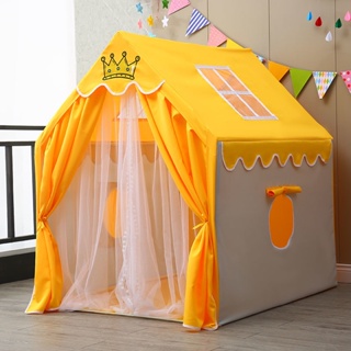 🔥免運 兒童帳篷 遊戲屋 室內公主女男孩傢用兒童帳篷 寶寶玩具屋可睡覺床上小房子 兒童帳篷