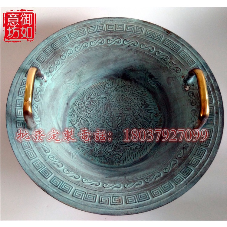 青銅 春雷驚龍鍋 み*ほ様 青銅 春雷驚龍鍋 - メルカリ