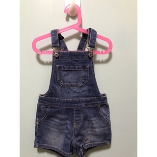Uniqlo 男女童吊帶牛仔褲110cm