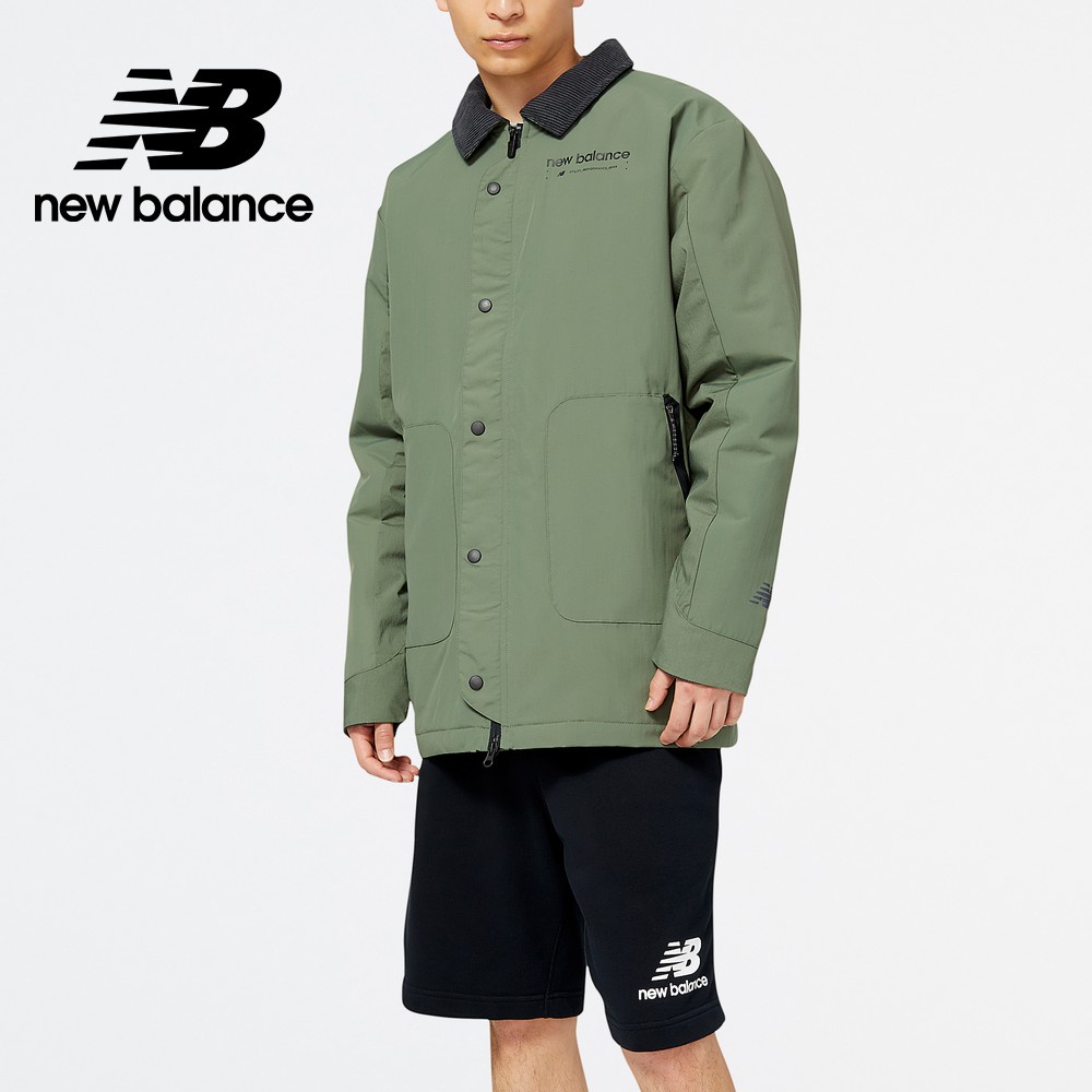 【New Balance】 NB 鋪棉外套_男性_軍綠色_MJ23157DON