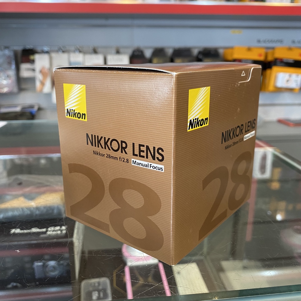 【現貨】全新品 完整盒裝 Nikon AIS 28mm F2.8 手動 鏡頭 F5 F6 F3 傳統 相機 日本製 台中
