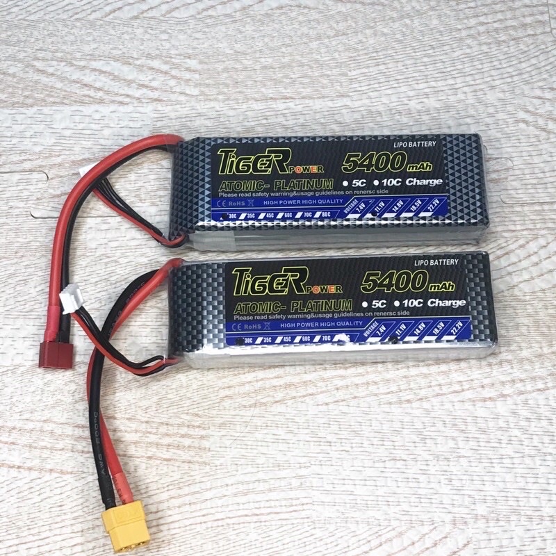 【玩美童年】全新Tiger老虎 3s 鋰電池 11.1V 電池5400mah 30c  XT60 電池
