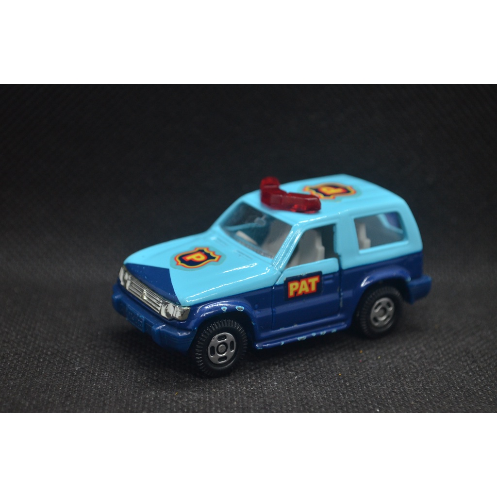 【T'Toyz】 Tomica 三菱 Pajero PAT 非賣品 雜誌 特注 藍色 無盒 附膠盒 日版 中國製