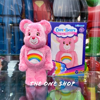 TheOneShop BE@RBRICK Care Bears Cheer Bear 彩虹熊 粉紅熊 絨毛款 400%