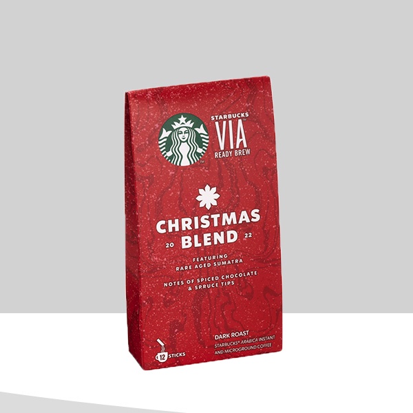 星巴克《咖啡VIA》星巴克VIA® 即溶研磨咖啡-耶誕綜合 季節豆 聖誕節 即溶咖啡