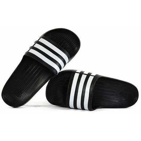 [喬比熊］ADIDAS DURAMO SLIDE 一體成型 男女款防水拖鞋