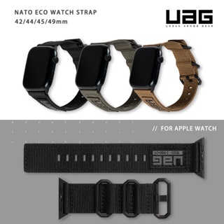 UAG▸Apple Watch 42/44/45/49mm Nato尼龍錶帶 不鏽鋼環錶帶