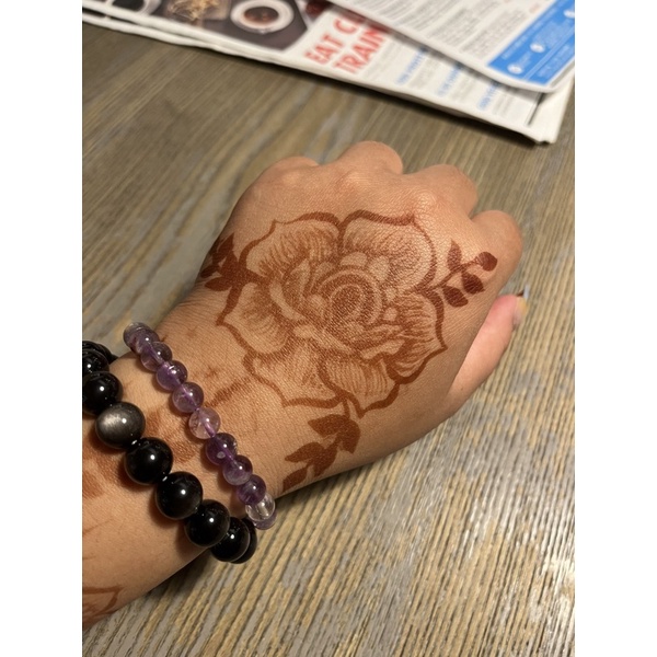 印度henna祝福手繪《花》海娜Henna tatoo 暫時性紋身 婚禮 慶典 派對