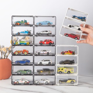 tomica 收納 1 64 收藏盒 多美小汽車 風火輪 Pinsidea 1:64 小車收藏防塵展示盒 風火輪 MIN