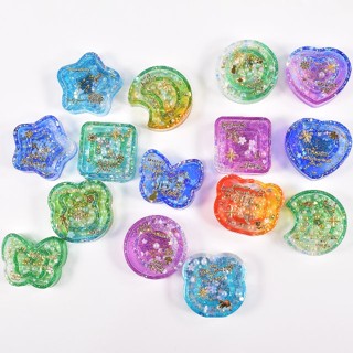 【模具倉庫】新款 8種 流沙 模具 (月亮 圓形 方形 心形 星星 兔子 蝴蝶 小熊 ) 矽膠模具