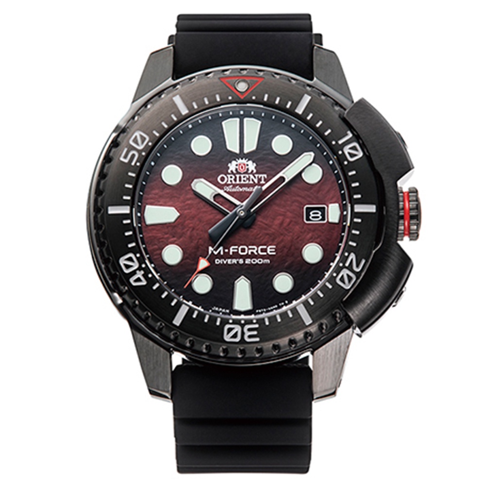 【聊聊甜甜價】ORIENT 東方錶 限量 M-Force系列 潛水機械腕錶 / 45mm / RA-AC0L09R