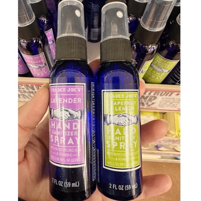 【Star代購】美國 Trader Joe's Hand sanitizer Spray 乾洗手 葡萄柚檸檬乾洗手