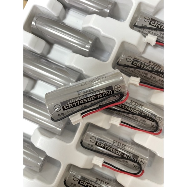 最便宜H.S.消防器材 TYY永揚 日本 FDK CR17450E-N 2600mAh 3V鋰電池 帶插頭 一次性鋰電池