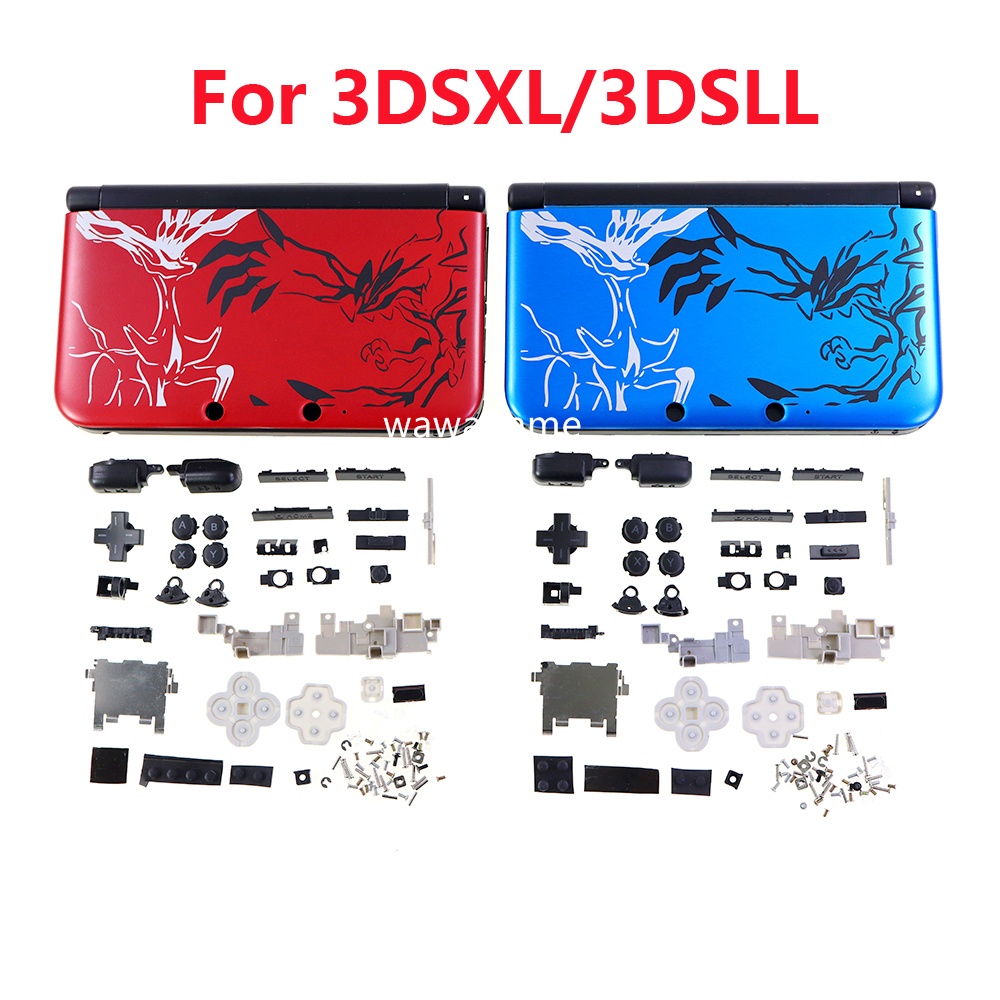 3ds XL LL 帶按鈕的 3DSXL 3DSLL 保護殼外殼套件