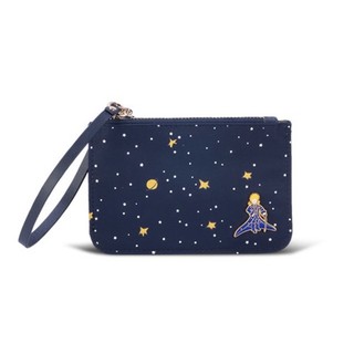 ㊣小王子🤴閃耀星空系列 卡片零錢包 🌟星空藍（小王子頭像燙金LOGO細緻精巧）LPP76203-98
