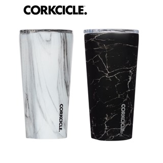 美國CORKCICLE 三層真空吸管杯/寬口杯/保溫隨行杯475ml(大理石紋/黑雲石)【買就送不鏽鋼吸管】