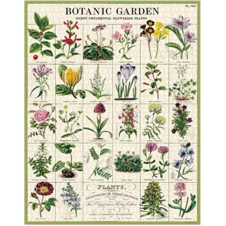 美國 Cavallini & Co. 復刻文房 BOTANIC GARDEN 植物花園 1000片拼圖