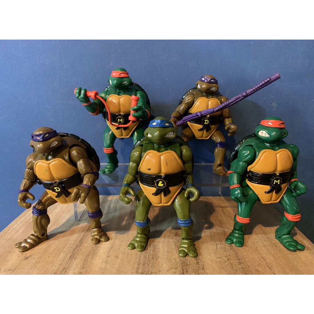 TMNT 忍者龜 Teenage Mutant Ninja Turtles 可變身 關節可動人偶 12CM
