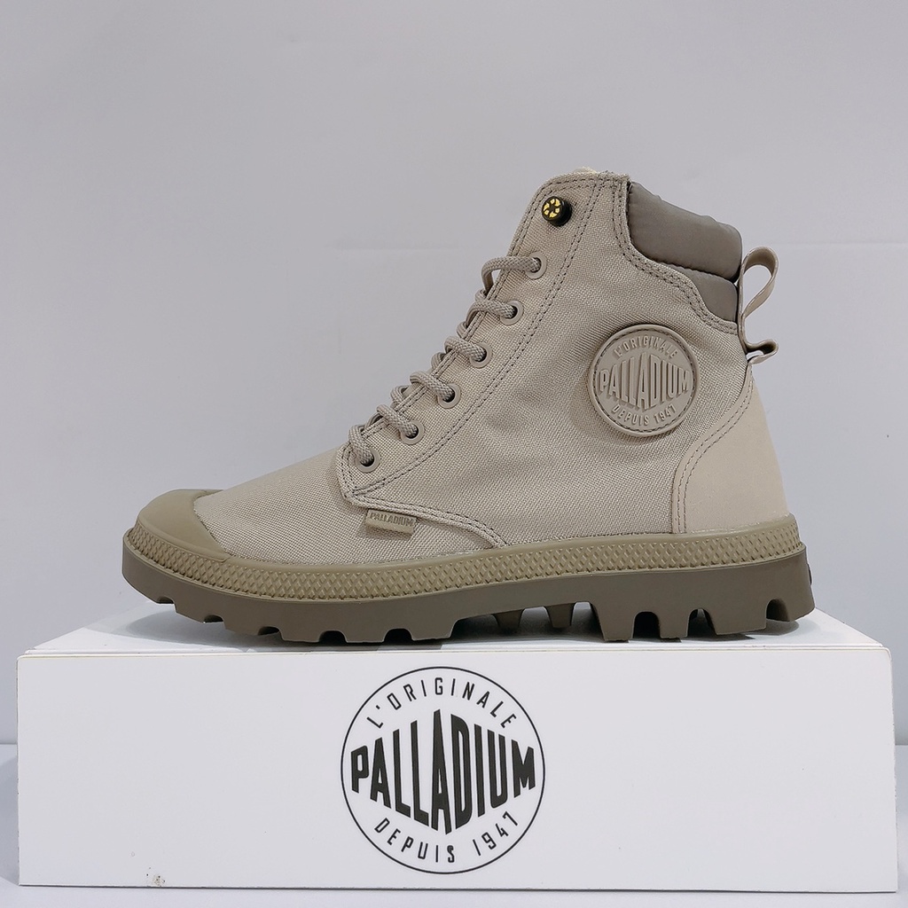 PALLADIUM PAMPA SC RCYCL WP+ N 男女款 卡其 防水 拉鍊款 高筒 雨靴 76869-070