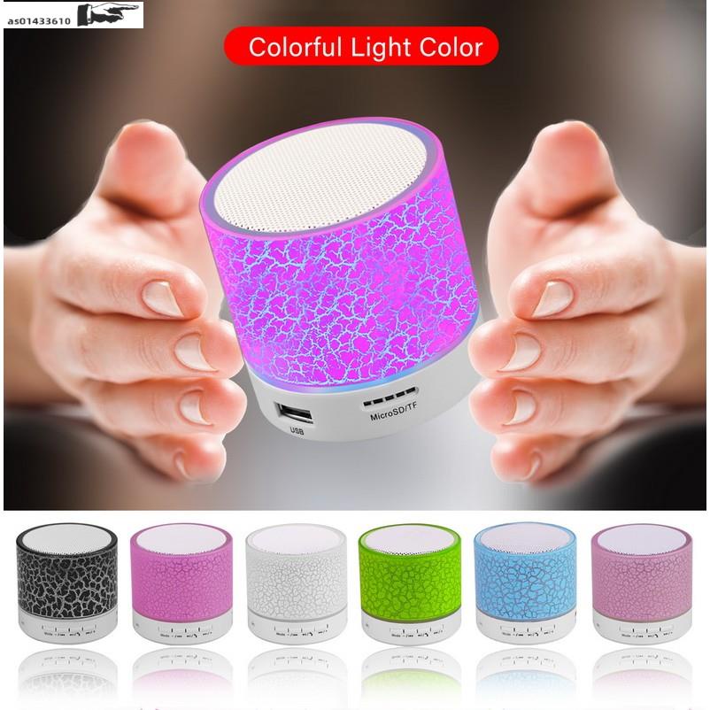 Colorful Bluetooth Speaker Led Portable Mini Wireless Speake