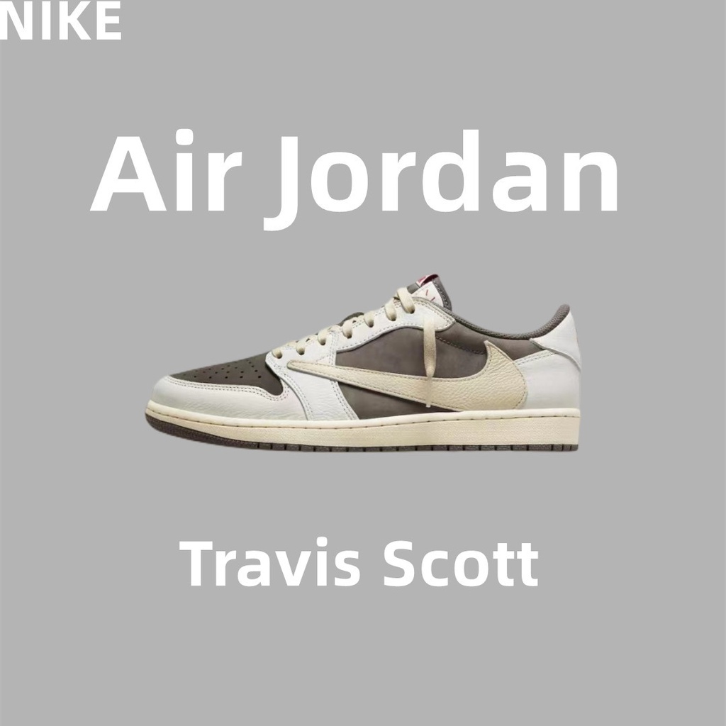 Travis Scott x Air Jordan 1 Low Mocha倒勾 白棕摩卡DM7866-162