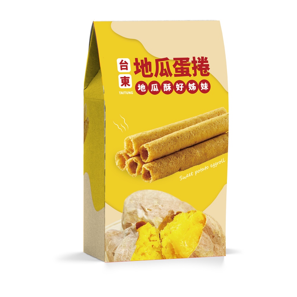 【信華農特產】地瓜蛋捲 144公克/盒-台灣農漁會精選
