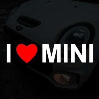 I LOVE MINI 我愛MINI 車身貼紙 玻璃貼紙 車窗貼紙 Mini Cooper Countryman