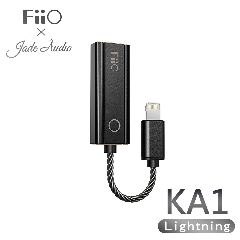 【風雅小舖】【FiiO X Jade Audio KA1 隨身型解碼耳機轉換器(Lightning版)】