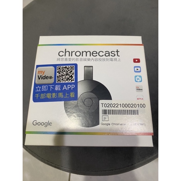Google Chromecast V3電視棒 投影器