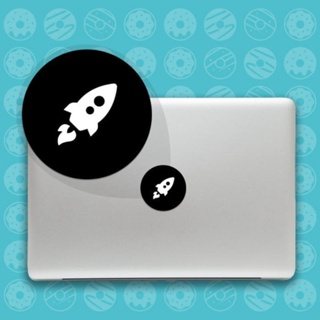 貼花貼紙 Macbook Apple Macbook Rocket Logo 筆記本電腦貼紙