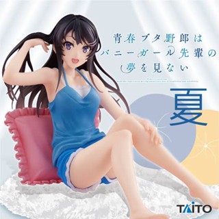 《夏本舖》代理 TAITO 青春豬頭少年不會夢到兔女郎學姊 櫻島麻衣 室內服 睡衣 性感 美少女 抱枕 短褲 背心 景品