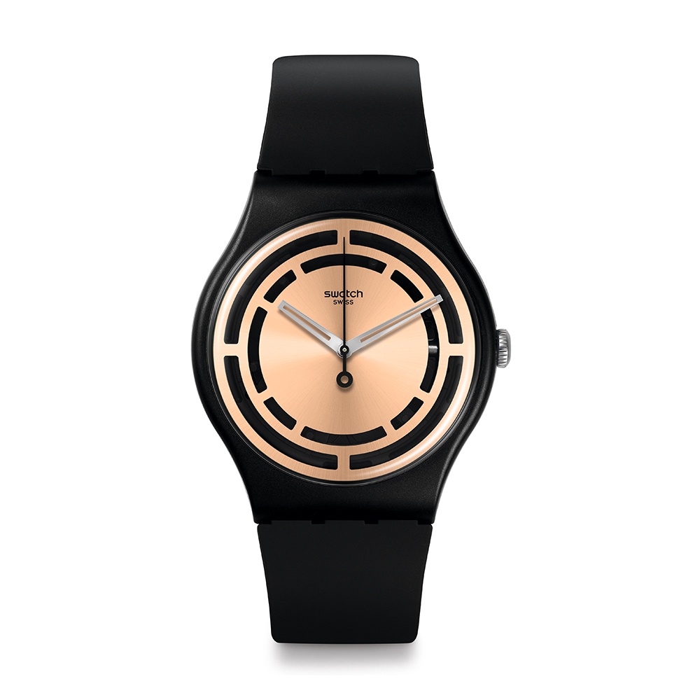 【SWATCH】New Gent 原創 手錶 CLEAR SIGN 亮光銅 (41mm) 瑞士錶 SO32B116
